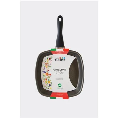 Thuisz Como Grillpan Ø27 Cm Inductie (voor Alle Warmtebronnen) 2 Thuisz Como Grillpan Ø27 Cm Inductie (voor Alle Warmtebronnen) - Afbeelding 2