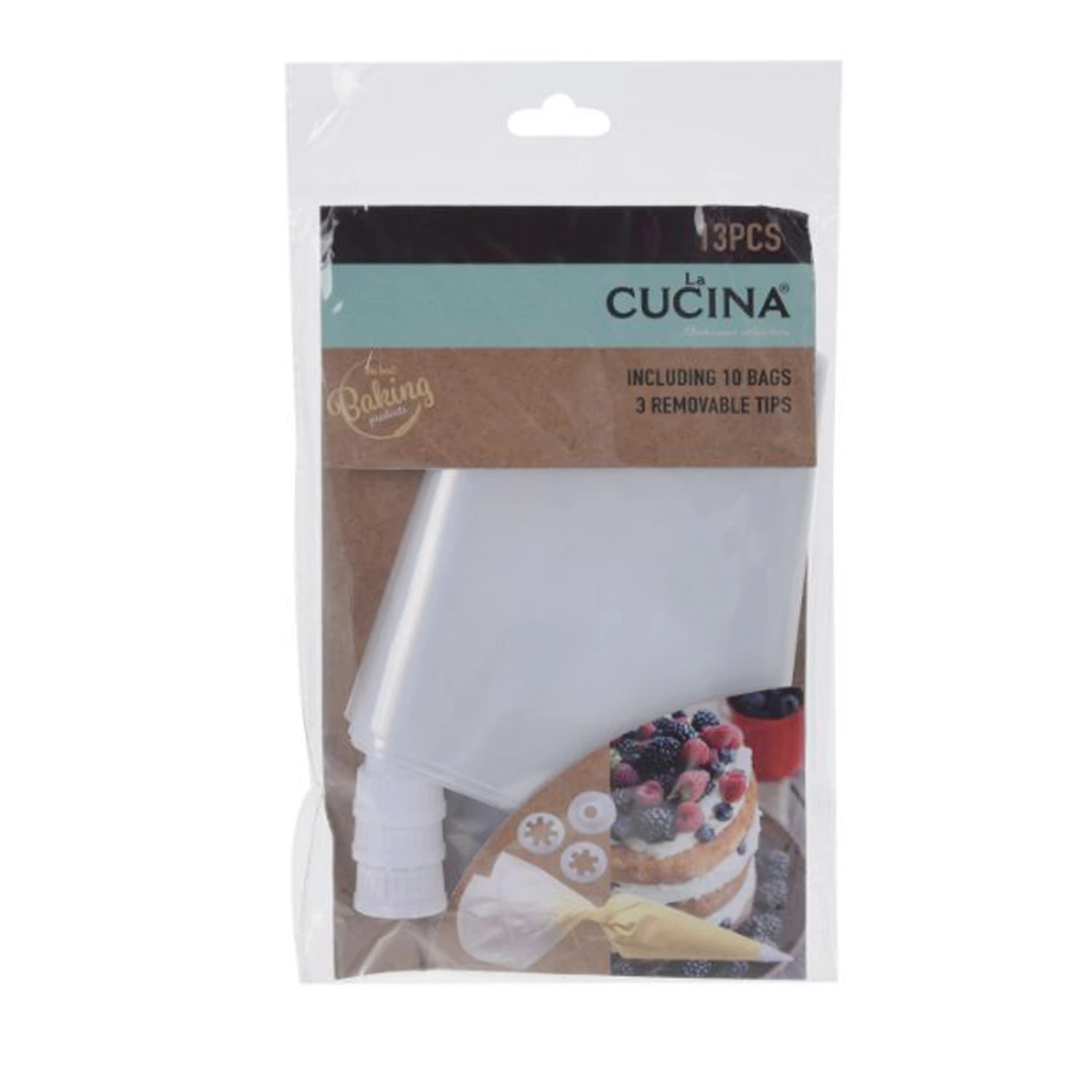 La Cucina Slagroomspuit Wegwerp 1 La Cucina Slagroomspuit Wegwerp