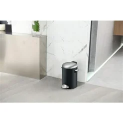 Vepa Bins Pedaalemmer Belle Deluxe Zwart 3 Liter EKO -Exporteren Proef Loka Winkel 101 0598 5 1 1