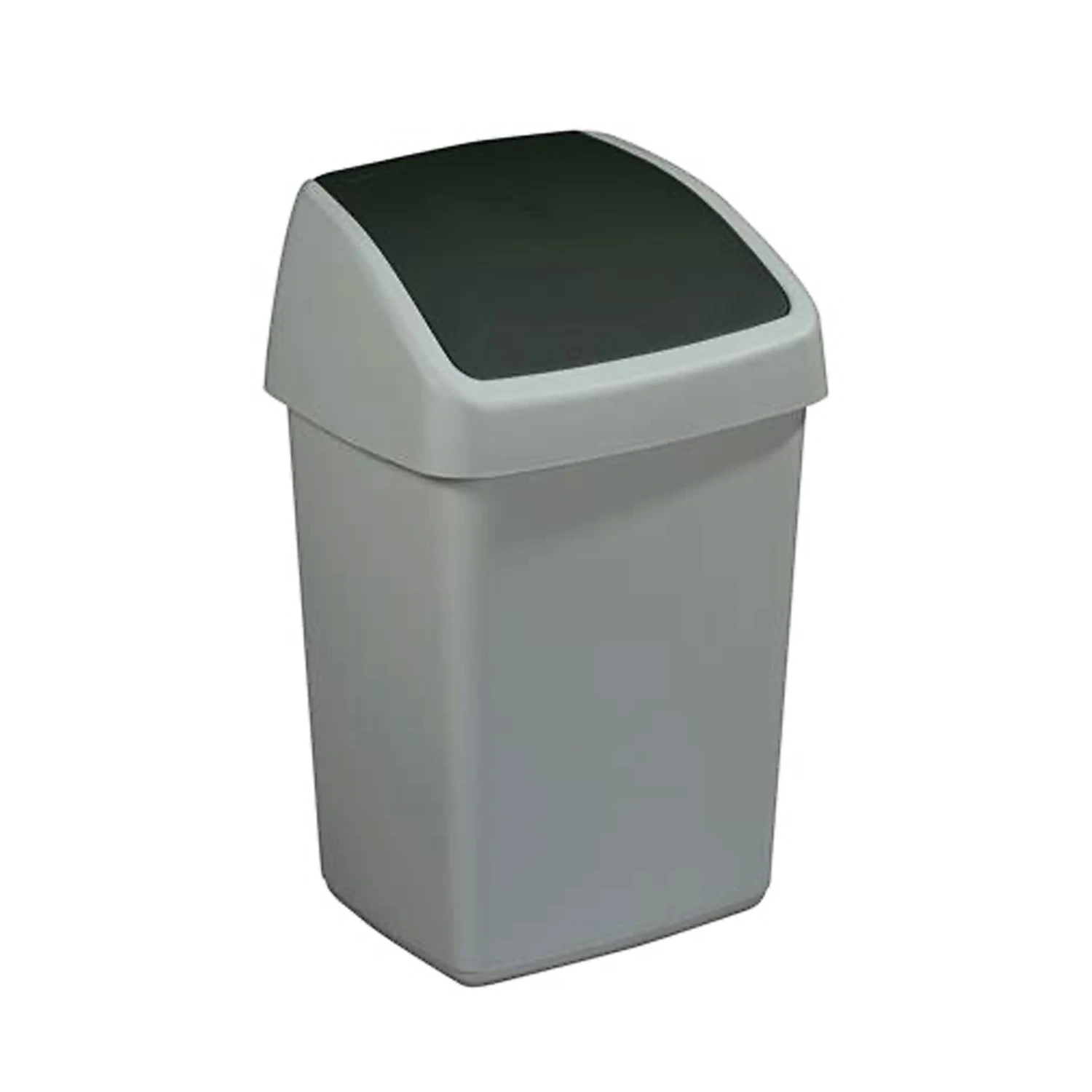 Sunware Delta Prullenbak Met Swingdeksel 10 L Zilvergrijs 1 Sunware Delta Prullenbak Met Swingdeksel 10 L Zilvergrijs