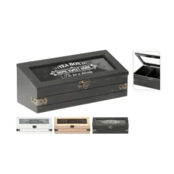 Excellent Houseware Theedoos Hout Met 3 Vakken 9 Excellent Houseware Theedoos Hout Met 3 Vakken -Exporteren Proef Loka Winkel 101 1395 5 1