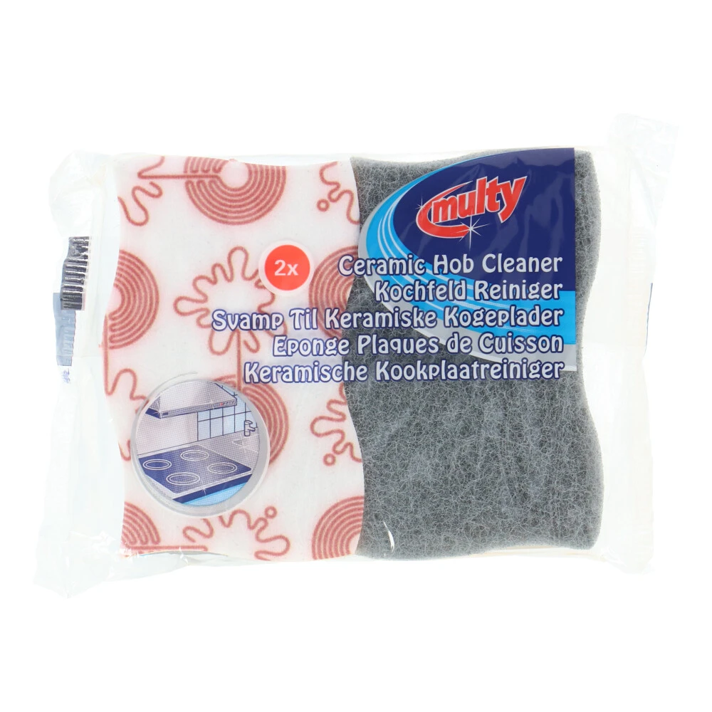 Multy Schuursponsen Medium Hydrocel 2 Stuks 1 Multy Schuursponsen Medium Hydrocel 2 Stuks