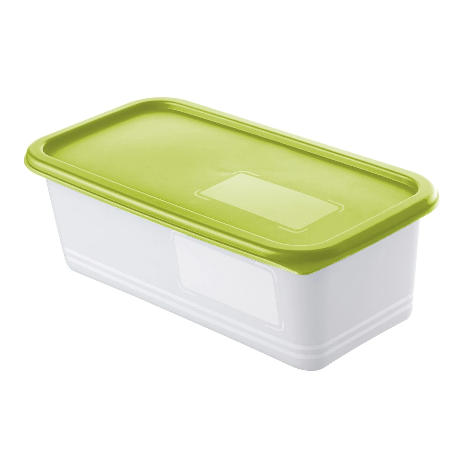 Rotho Diepvriesdozen Set 3 X 1,2 L DOMINO Lime Groen 1 Rotho Diepvriesdozen Set 3 X 1,2 L DOMINO Lime Groen