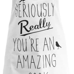 Dutch Rose Amsterdam Schort 75 X 80 Cm Wit