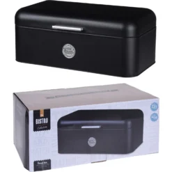 Excellent Houseware Broodtrommel Metaal Zwart42 X 22 X 16 Cm 5 Excellent Houseware Broodtrommel Metaal Zwart42 X 22 X 16 Cm -Exporteren Proef Loka Winkel 101 1970 3 1