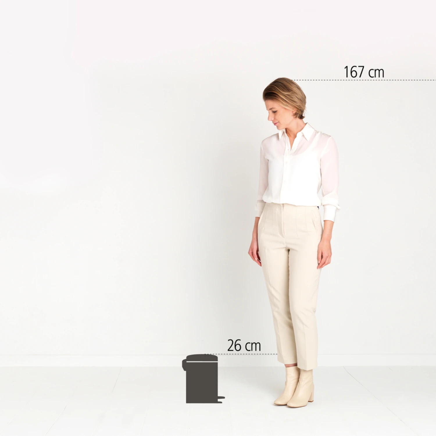 Brabantia Newicon Pedaalemmer 3 L Mat Staal 3 Brabantia Newicon Pedaalemmer 3 L Mat Staal - Afbeelding 3