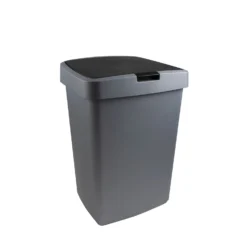 Sunware Delta Prullenbak Met Klep 50 L Antraciet