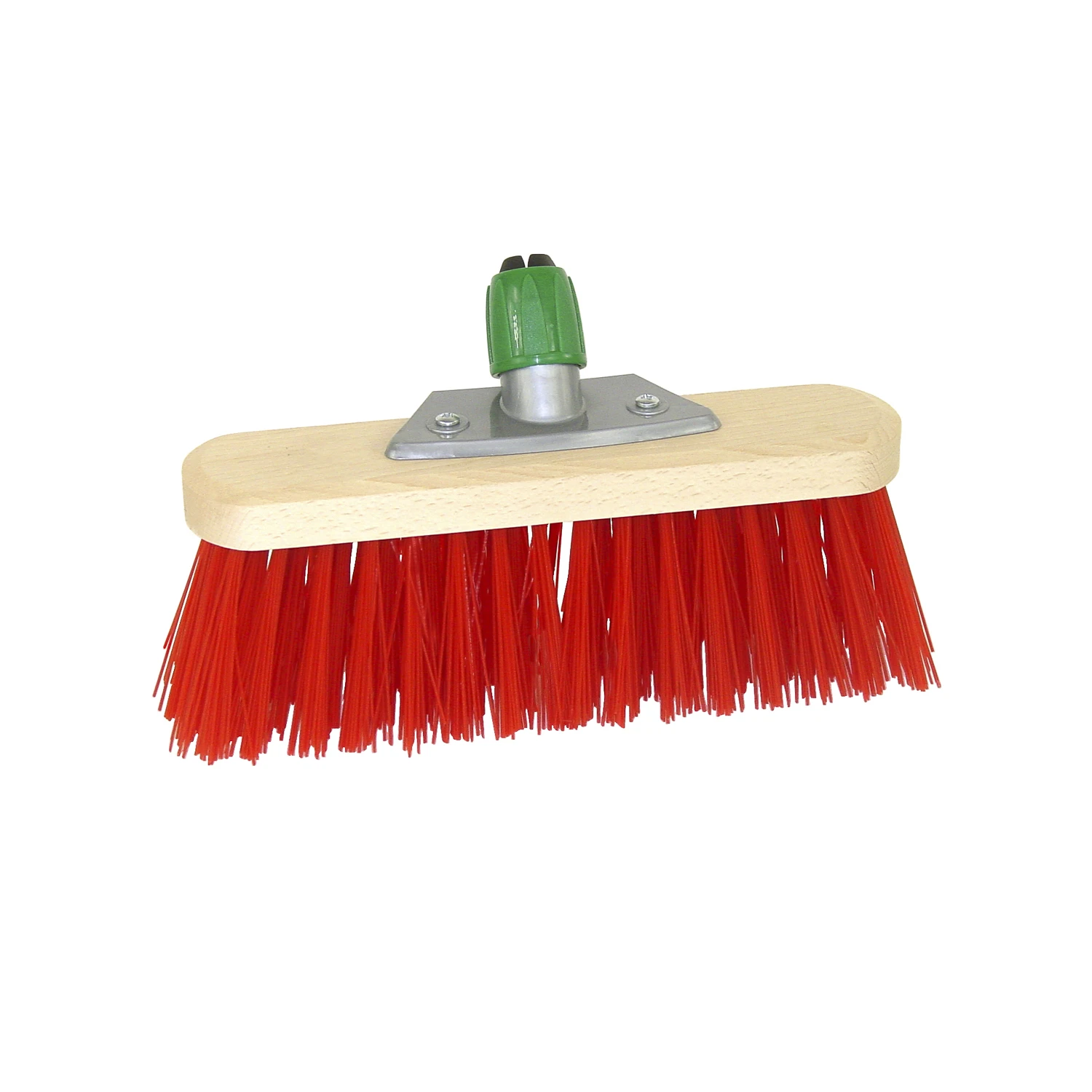 Straatbezem, Rood Kunstvezel 29 Cm Met Steelhouder 1 Straatbezem, Rood Kunstvezel 29 Cm Met Steelhouder