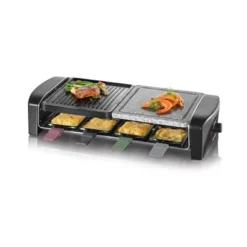 Severin Gourmet En Raclette-grill MetNatuurgrillsteen 8-persoons RG 9645 -Exporteren Proef Loka Winkel 101 3699 4 1