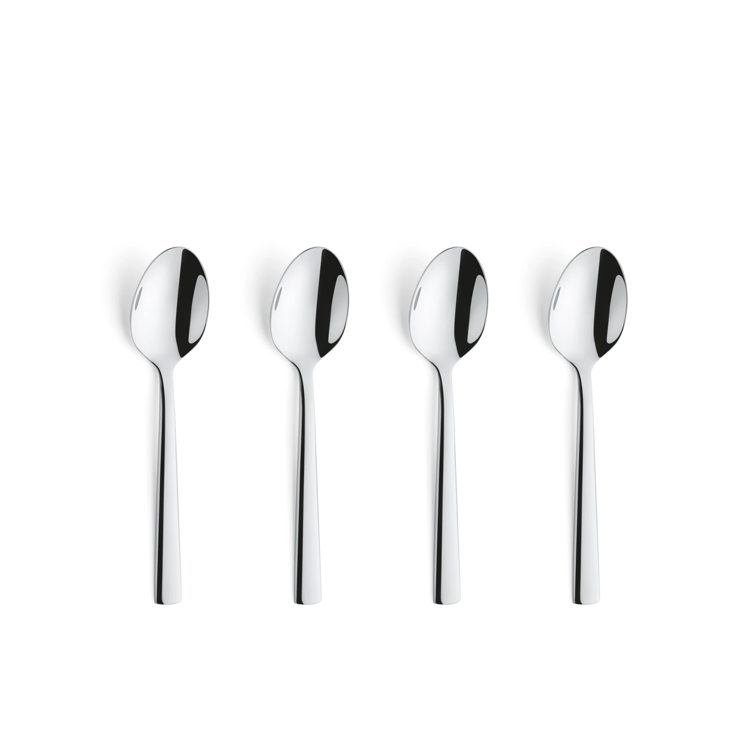 Amefa Moderno Theelepels 4 Stuks 1 Amefa Moderno Theelepels 4 Stuks