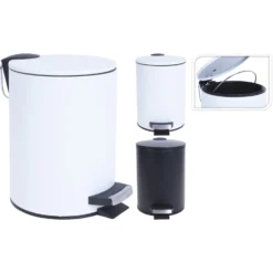 Pedaalemmer 3L 2AssortiZwart Wit -Exporteren Proef Loka Winkel 101 5061 1