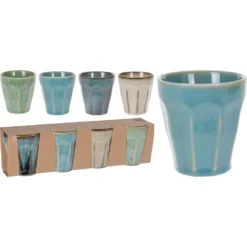 Excellent Houseware Mokken Zonder Oor 4 Stuks -Exporteren Proef Loka Winkel 101 5120 4 1