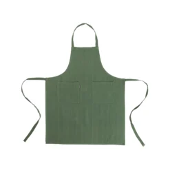 Keukenschort Indi Army Green 75 X 90 Cm Linen AndMore