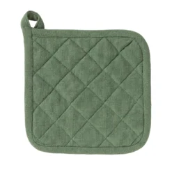 Pannenlap Indi Army Green 20 X 20 Cm Linen And Mor