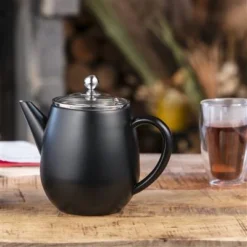 Bredemeijer Theepot 1,1L Duet Eva Mat Zwart -Exporteren Proef Loka Winkel 101 5861 5 1