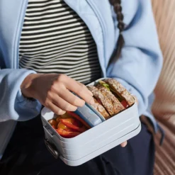 Mepal Take A Break Lunchbox Midi Silver -Exporteren Proef Loka Winkel 101 7176 3