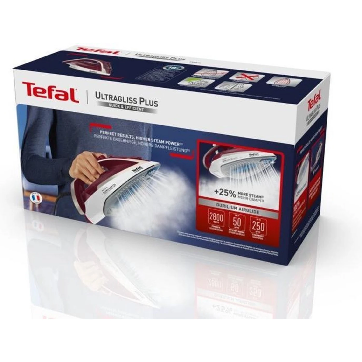 Tefal Stoomstrijkijzer Ultragliss Plus 6 Tefal Stoomstrijkijzer Ultragliss Plus - Afbeelding 6