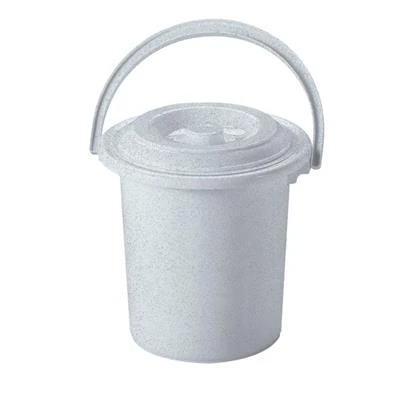 Curver Toiletemmer 10L Lichtgrijs 2 Curver Toiletemmer 10L Lichtgrijs - Afbeelding 2