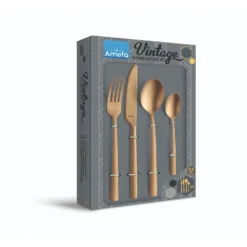 Amefa Manille Vintage Bestekset 16-delig Goud
