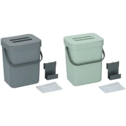 Prullenbak Assorti 3 Liter 2 Assorti -Exporteren Proef Loka Winkel 101 9183 1