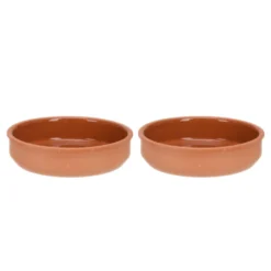 Excellent Houseware Tapasschalen Terracotta 2 Stuks