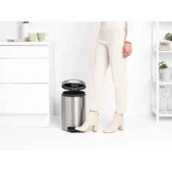 Brabantia Newicon Pedaalemmer 12 L Mat Staal -Exporteren Proef Loka Winkel 102 1204 3 1