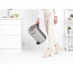 Brabantia Newicon Pedaalemmer 12 L Mat Staal -Exporteren Proef Loka Winkel 102 1204 5 1