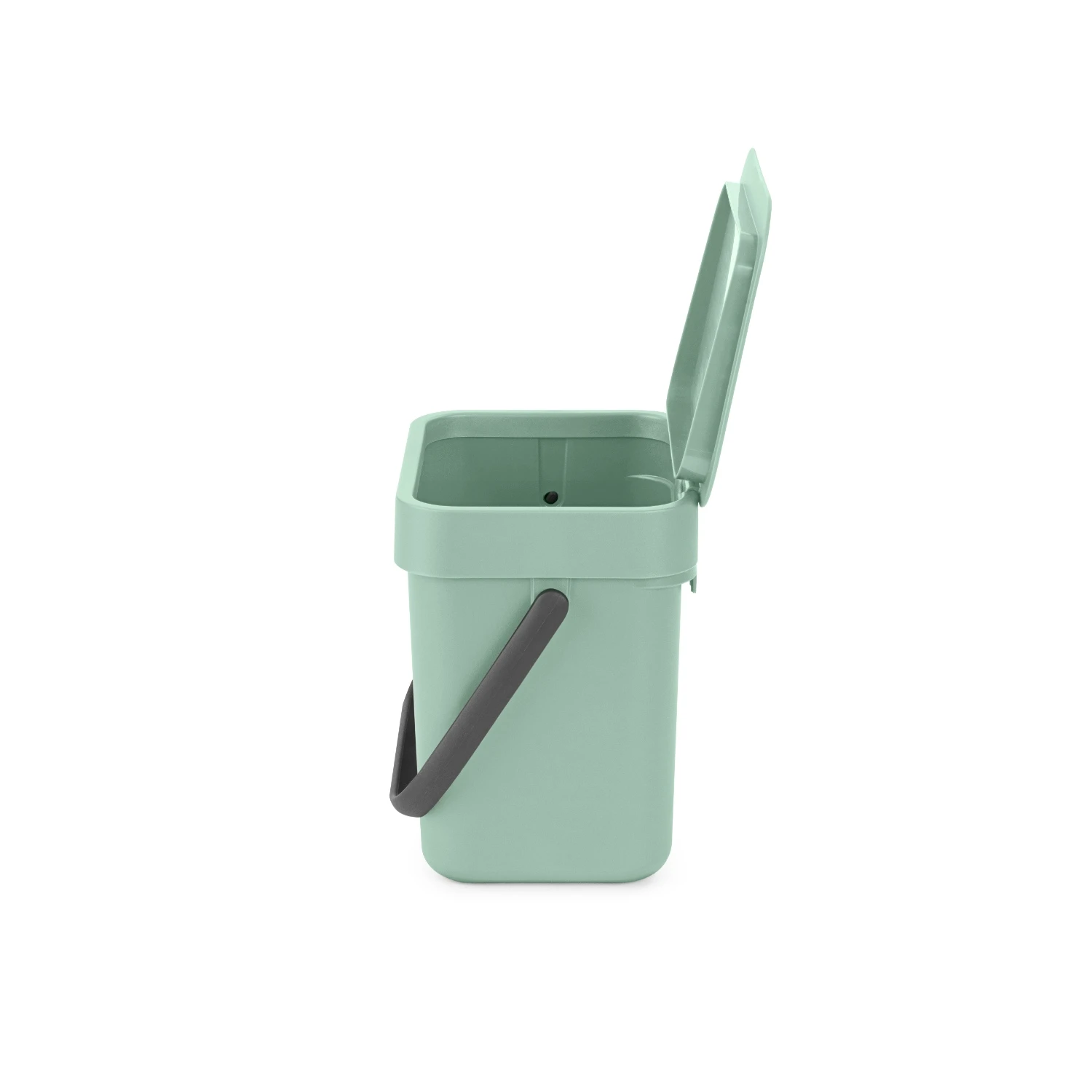 Brabantia Sort & Go Afvalbakje 3 Liter Jade Green 2 Brabantia Sort & Go Afvalbakje 3 Liter Jade Green - Afbeelding 2