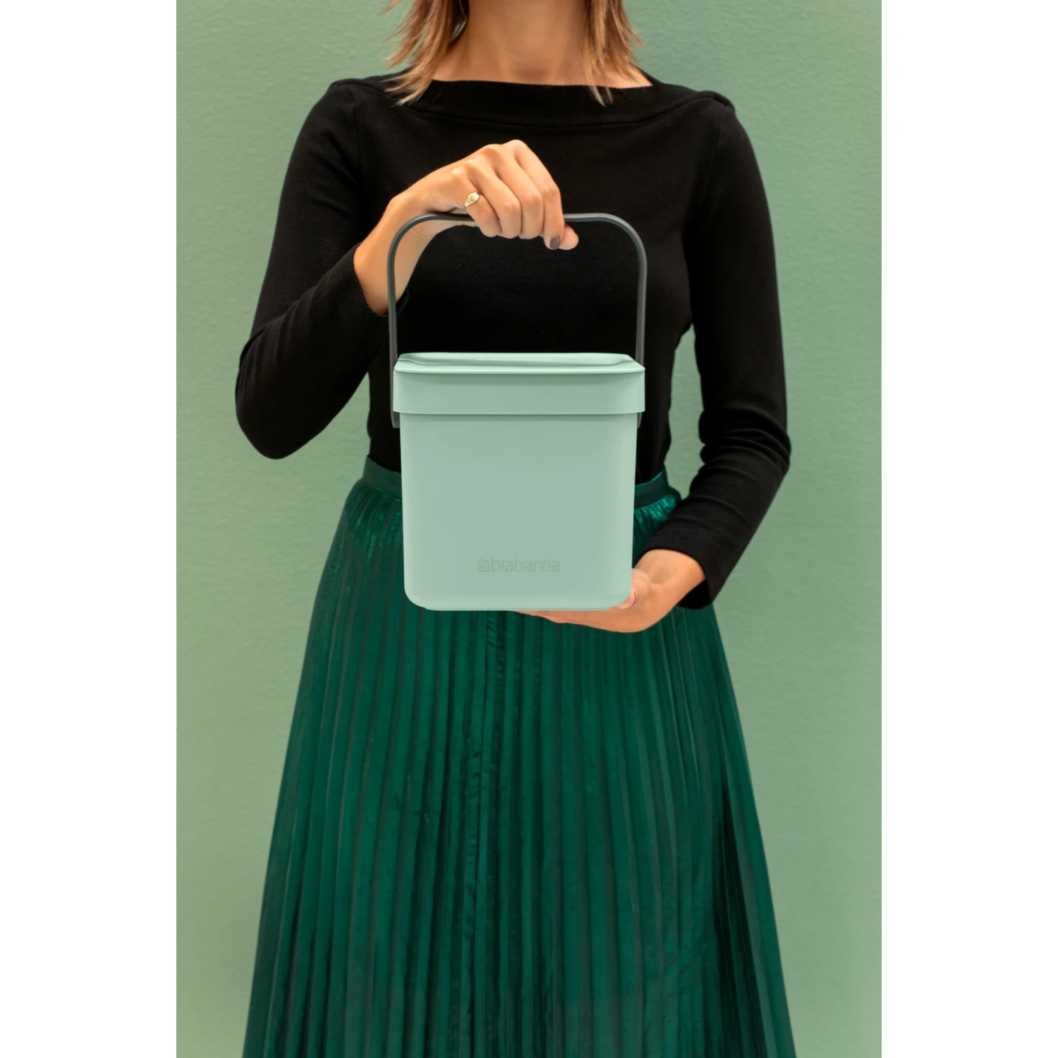 Brabantia Sort & Go Afvalemmer 6 Liter Jade Green 4 Brabantia Sort & Go Afvalemmer 6 Liter Jade Green - Afbeelding 4