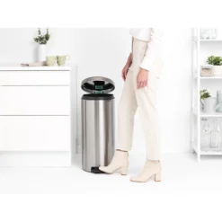 Brabantia Newicon Pedaalemmer 30 L Mat Staal -Exporteren Proef Loka Winkel 102 1822 4 1