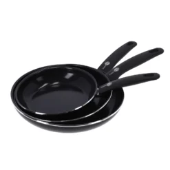 Greenpan Cambridge Black Koekenpan Set 3 Stuks20 Cm, 24 Cm En 28 Cm -Exporteren Proef Loka Winkel 102 2449 3 1