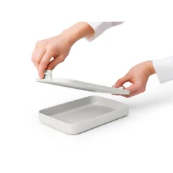 Brabantia Make & Take Lunchbox Plat Lichtgrijs -Exporteren Proef Loka Winkel 102 2841 3 1