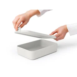 Brabantia Make & Take Lunchbox Groot Lichtgrijs 7 Brabantia Make & Take Lunchbox Groot Lichtgrijs -Exporteren Proef Loka Winkel 102 3121 3 1