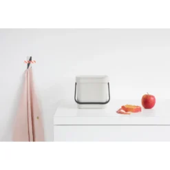 Brabantia Sort & Go Afvalemmer 6 Liter Light Grey -Exporteren Proef Loka Winkel 102 3267 5 1