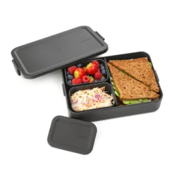 Brabantia Make & Take Bento Lunchbox Groot Donkergrijs -Exporteren Proef Loka Winkel 102 3480 3 1
