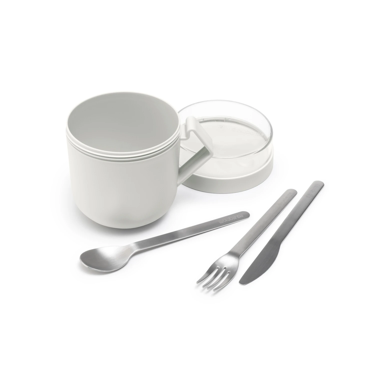 Brabantia Make En Take Soepbeker Lichtgrijs 1 Brabantia Make En Take Soepbeker Lichtgrijs