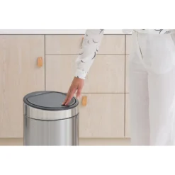 Brabantia Touch Bin Afvalemmer 30 L Mat Staal -Exporteren Proef Loka Winkel 102 5462 7 1
