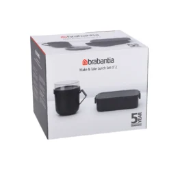 Brabantia Make En Take Lunchset 2 Delig Dark Grey