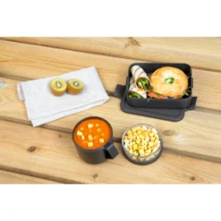 Brabantia Make En Take Lunchset 2 Delig Dark Grey -Exporteren Proef Loka Winkel 102 6665 5 1