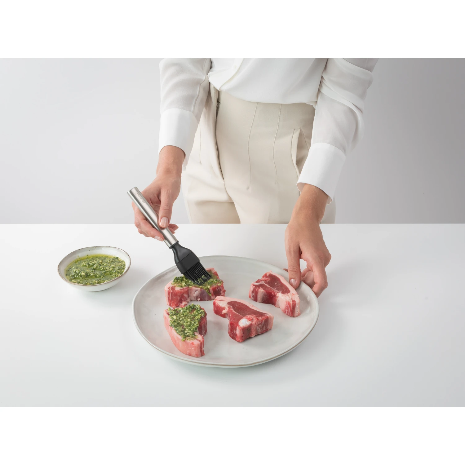 Brabantia Profile Bakborstel Siliconen RVS 5 Brabantia Profile Bakborstel Siliconen RVS - Afbeelding 5