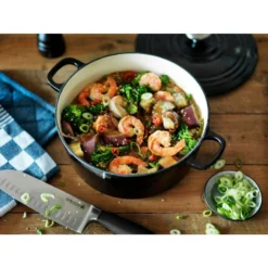 BK Bourgogne Braadpan Ø24 Cm Aqua Blue -Exporteren Proef Loka Winkel 102 7527 5 1