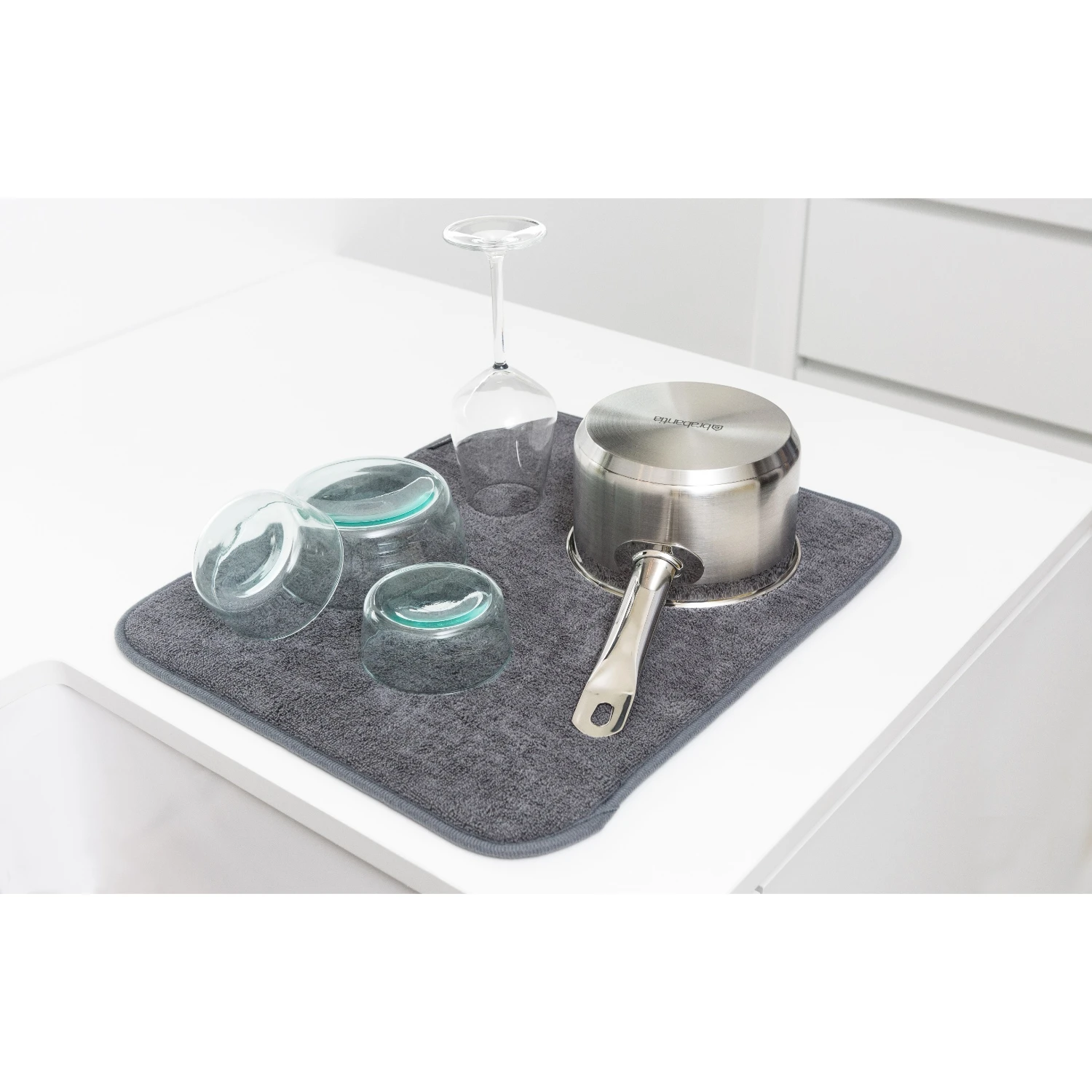 Brabantia SinkSide Afdruipmat Microvezel 47x40 Cm 2 Brabantia SinkSide Afdruipmat Microvezel 47x40 Cm - Afbeelding 2