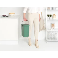 Brabantia Sort & Go Afvalemmer 12 L Fir Groen -Exporteren Proef Loka Winkel 102 9803 4 1
