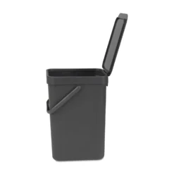 Brabantia Sort & Go Afvalemmer 12 L Grijs -Exporteren Proef Loka Winkel 102 9805 3 1