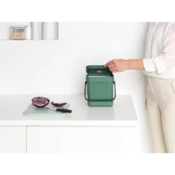 Brabantia Sort & Go Afvalbakje 3 L Fir Groen 8 Brabantia Sort & Go Afvalbakje 3 L Fir Groen -Exporteren Proef Loka Winkel 102 9865 4 2 1