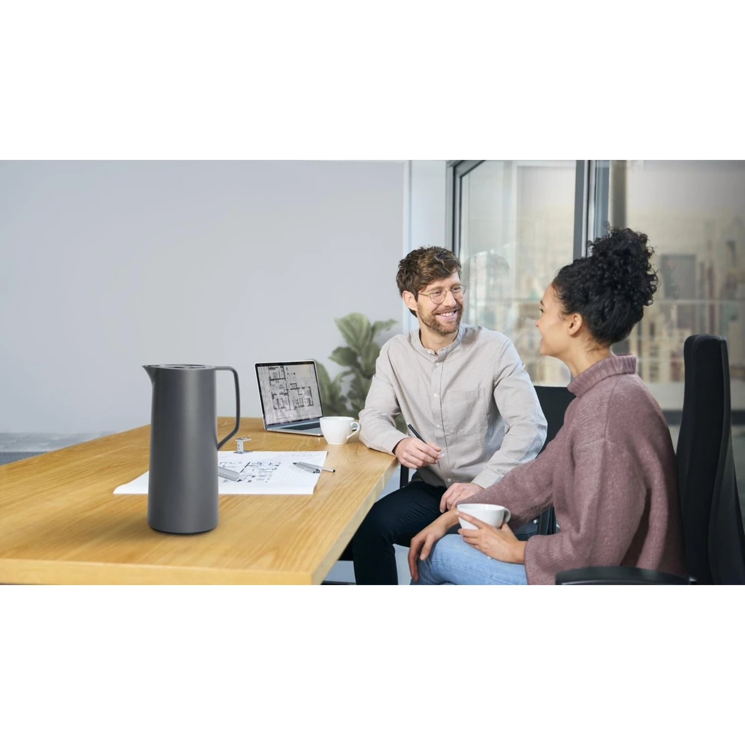 Tefal Motiva Isoleerkan 1 Liter Grijs 4 Tefal Motiva Isoleerkan 1 Liter Grijs - Afbeelding 4