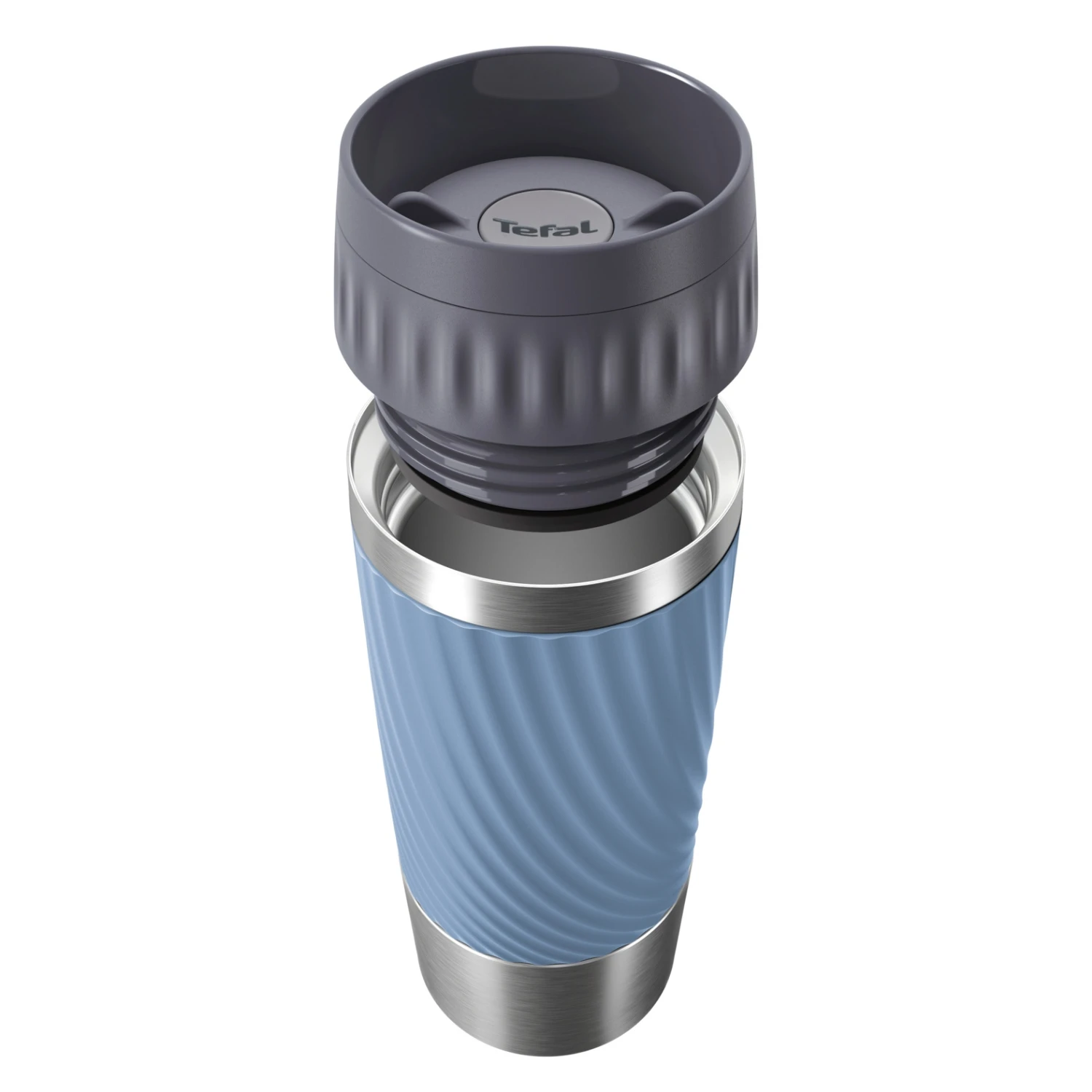 Tefal Travel Mug Easy Twist Isoleerbeker Blauw 4 Tefal Travel Mug Easy Twist Isoleerbeker Blauw - Afbeelding 4