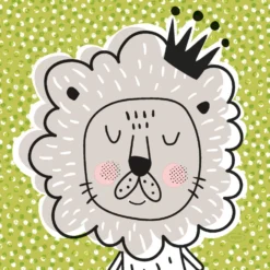 Servetten Playful Lion King 33x33 Cm