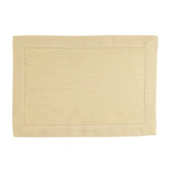 Placemat Indi Pampas Yellow 35 X 50 Cm Set Of 4