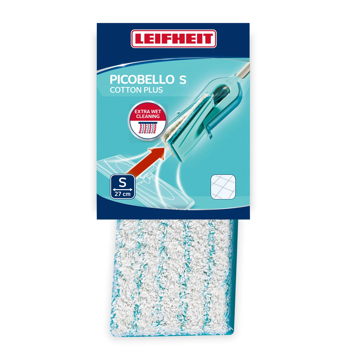 Leifheit Picobello Vervangingspad S 27 Cm CottonPlus 2 Leifheit Picobello Vervangingspad S 27 Cm CottonPlus - Afbeelding 2